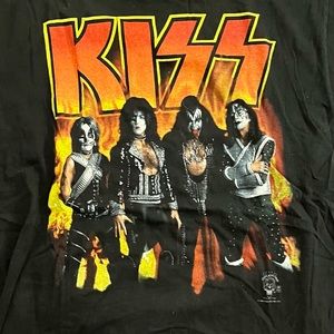 Vintage KISS concert-tee from 1996-1997 tour